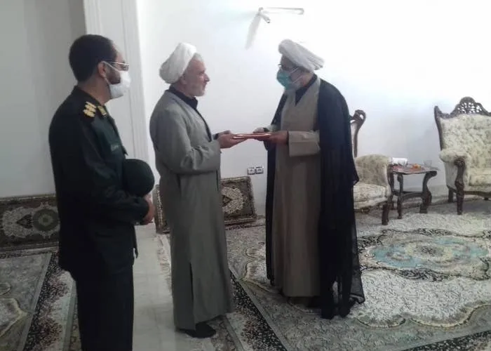 دیدار مسئول محترم دفتر نمایندگی ولي فقيه در سپاه امیرالمؤمنین(ع)با چندتن از آزادگان دوران دفاع مقدس