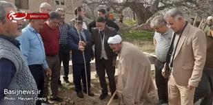 کاشت صد اصله نهال به مناسبت روز درخت کاری