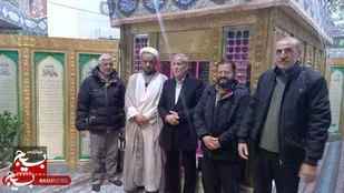 غبار روبی و عطر افشانی امامزادگان شهرکرد