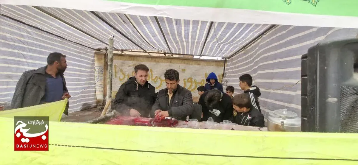 برپایی موکب اعیاد شعبانیه / تجلی همدلی متربیان صالحین در دهه فجر