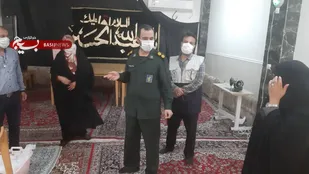 بازدید جانشین سپاه مالک اشتر از کارگاه تولید ماسک شهر چغادک