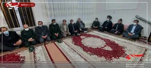 دیدار مسئولان استانی با خانواده شهید قادر عبداللهی