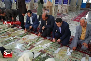 تجدید میثاق جامعه کار و تولید استان سمنان با آرمان های شهدا+ عکس