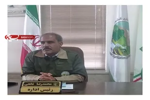 شعار منابع طبیعی برای این هفته ایرانی سرسبز،ایران قوی است