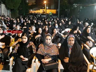 تصاویر  زیبا از شب عاشورای حسینی در یاسوج
