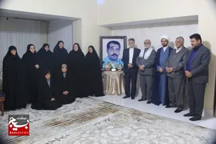 دیدار با خانواده شهید بارانی در زاهدان