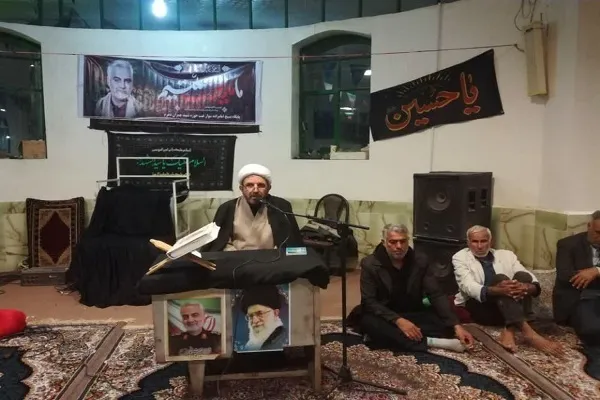 مراسم دومین سالگردشهادت شهید حاج قاسم سلیمانی در شهر دهرم