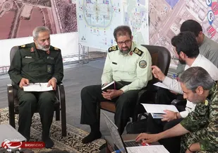 بازدید سرتیپ پاسدار بتولی از قرارگاه شهید فهمیده