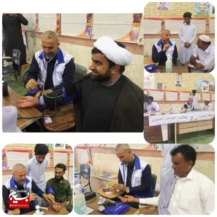 برگزاری میز خدمت پزشکی به مناسبت هفته هفته&nbsp;