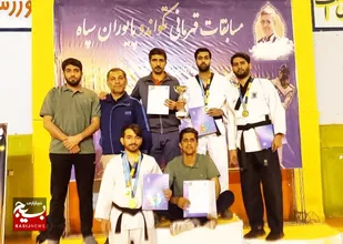 ۱ طلا و ۳ برنز ره&zwnj;آورد تکواندوکاران سپاه قم