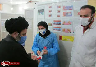 تقدیر مسئول نمایندگی ولی فقیه در سپاه استان از کادر درمانی درمانگاه رضوی شاهرود+ تصاویر
