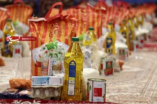 توزیع ۲۵۰ بسته معیشتی به همت گروه جهادی رهروان ولایت کبودراهنگ