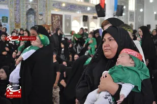 شکوهِ اجتماع شیرخوارگان حسینیِ تربت&zwnj;جام در قاب دوربین بسیج+ تصاویر و فیلم