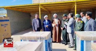 ۱۰۰ دستگاه لوازم ضروری به نیازمندان&zwnj; در بشرویه اهدا شد