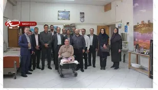عیادت و تکریم هیات مدیره سازمان و مسئول سازمان بسیج مهندسین عمران استان اصفهان  از جانبازان