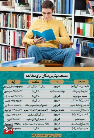 مساجد شهرستان مأمن علم و اندیشه جوانان و نوجوانان