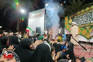 جشن باشکوه عید غدیر در تجمع شبانه مردم ایرانشهر