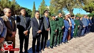 هفته دولت با عطرافشانی مزار شهدا در شهرستان کاشمر آغاز شد