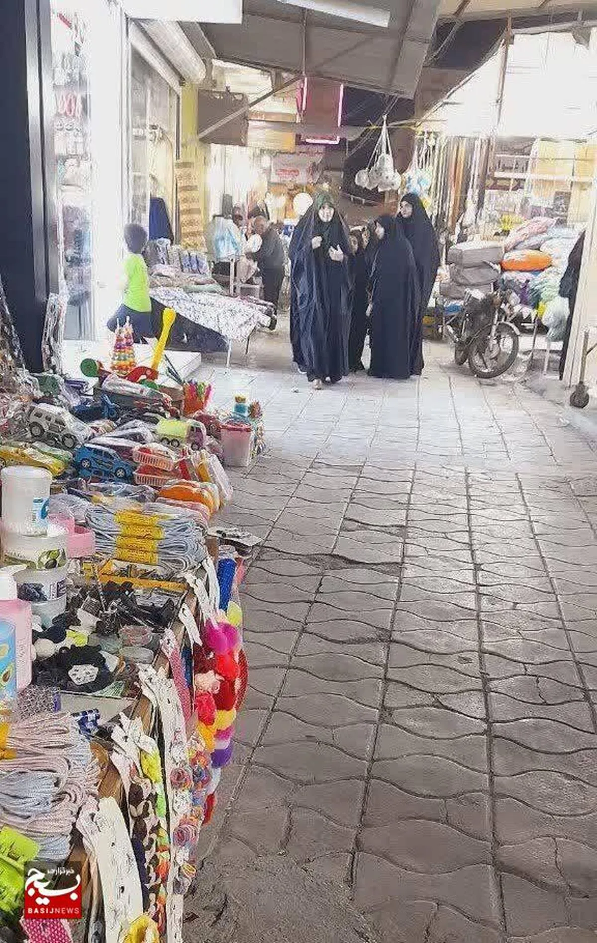 بسیج طلاب بندر ماهشهر، پرچمدار عفاف و حجاب در قلب بازار شهر