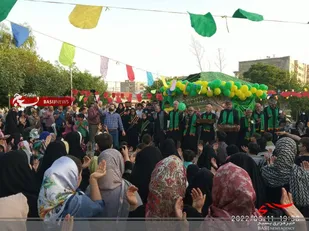 گزارش تصویری از برگزاری جشن های محلی به مناسبت سالروز میلاد امام رضا(ع) در محله های کیانمهر