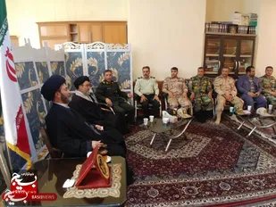 دیدار فرماندهان نظامی و انتظامی استان اردبیل با آیت الله عاملی&nbsp;