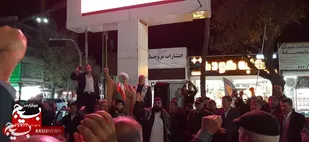 جشن و شادی مردم قوچان در حمایت از اقدام نیروهای مسلح در تنبیه رژیم جعلی اسرائیل+عکس و فیلم