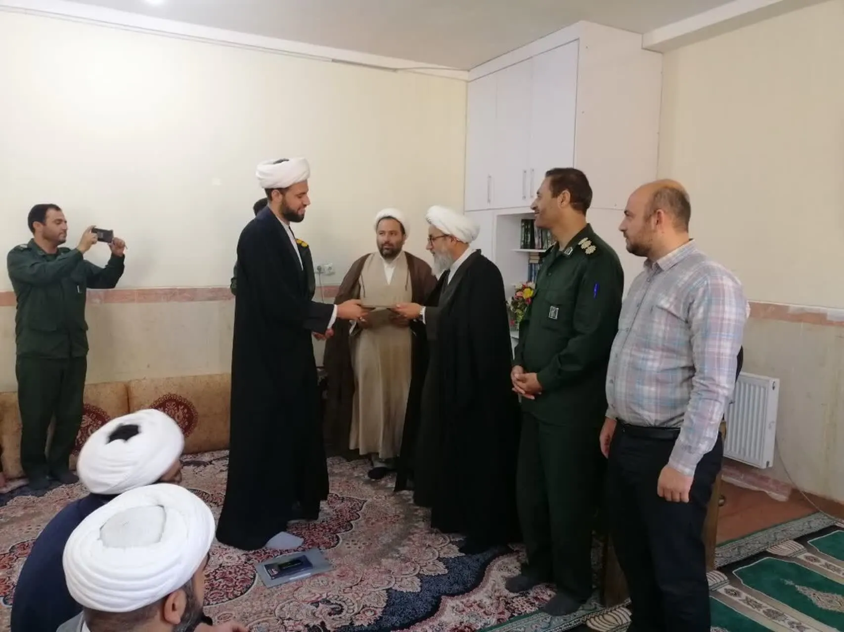 برگزاری مراسم تکریم و معارفه مسئول دفتر نمایندگی، ولی فقیه در سپاه ناحیه آبدانان