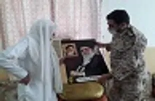 دیدار فرمانده سپاه راسک با بسیجی پیشکسوت این شهرستان