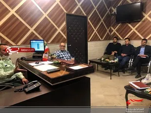 نشست تعامل معاونت عملیات ناحیه امام حسین (ع) با کلانتری ۲۵