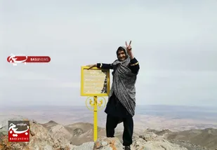 صعود مادر شهید نصری به قله ۲۶۰۵ قطار اولنگ فریمان به&zwnj;مناسبت ۱۲ فروردین+تصاویر