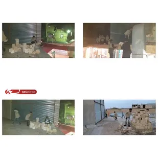 تعمیر مسجد بهشت باباحیدر توسط بسیجیان جهادگر باباحیدر