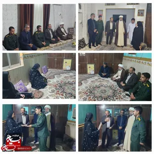 دیدار مسئولین شهرستان چابهار با خانواده معظم شهدای اهل سنت به مناسبت هفته وحدت &nbsp;