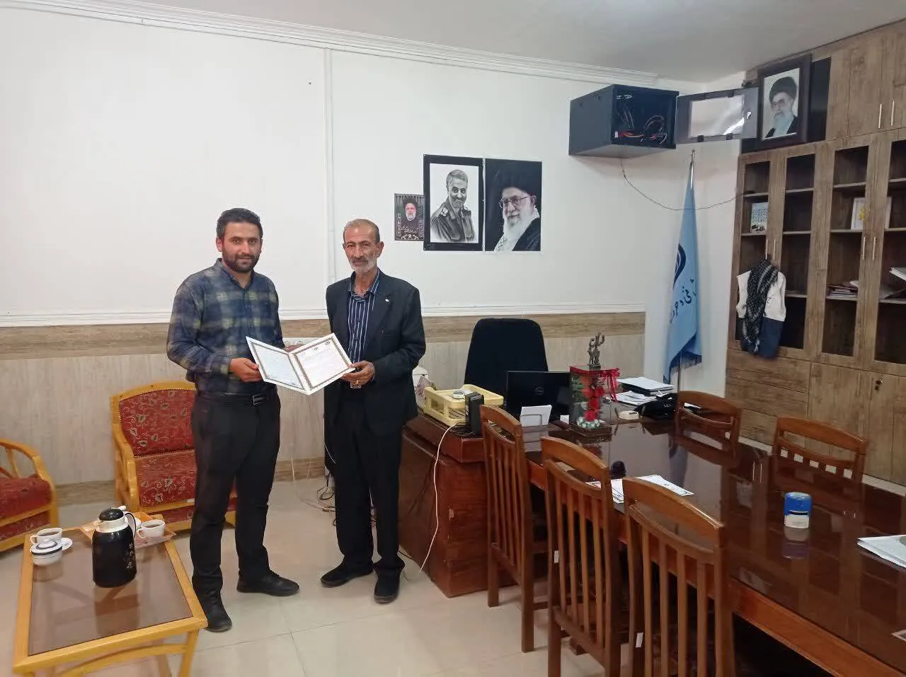 در راستای تقویت همکاری ها و پشتیبانی  هرچه بیشتر در راستای مهارت آموزی جوانان شهرستان ایذه اجراء شد
