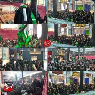 مراسم شیرخوارگان حسینی به یاد کوچک&zwnj;ترین شهید کربلا، با حضور خانواده&zwnj;ها و ارادتمندان اهل بیت (ع) در حمیدیه