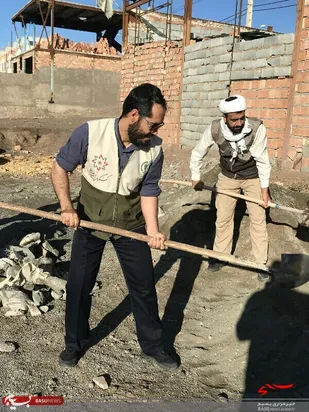 ساخت مسجد حضرت رقیه (س) با همت دانشجویان و طلاب جهادگر در بیرجند