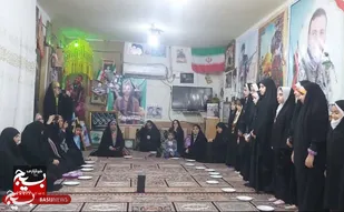 دیدار دختران بهشت و مادران فاطمی با مادر شهید مدافع حرم اندیمشکی