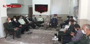 دیدار فرمانده سپاه و شورای اداری شهرستان البرز با امام جمعه این شهرستان
