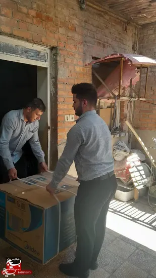 تهیه کولر و تجهیزات خنک کننده برای نیازمندان در اهواز