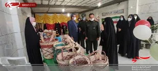 افتتاح نمایشگاه فرهنگی هنری شمیم انقلاب در چغادک