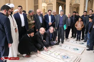 تجدید میثاق دکتر قالیباف با شهدای اردکان