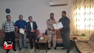 تجلیل از ورزشکار بسیجی قهرمان آسیا + تصاویر