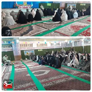 برگزاری مراسم معنوی اعتکاف دانش آموزان