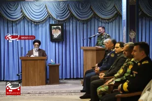 دیدار فرماندهان ارتش مستقر در آذربایجان شرقی با آل هاشم