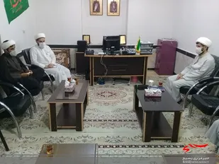 بازدید مسئول دفتر نمایندگی سپاه از حوزه علمیه شیروان