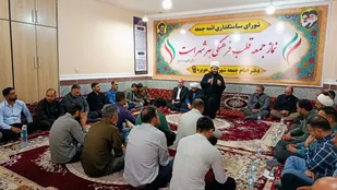 تجدید میثاق مردم و مسئولان هویزه با فرهنگ فاطمی در مراسم سوگواری شهادت حضرت زهرا (س)