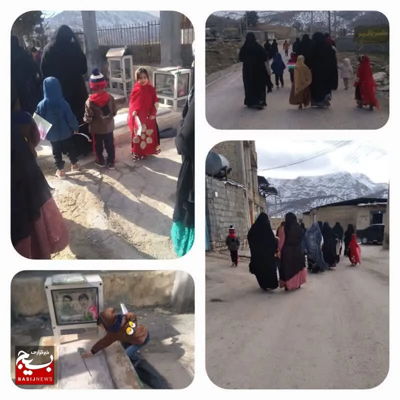 مراسم میهمانی لاله ها در روستای چاهگاه