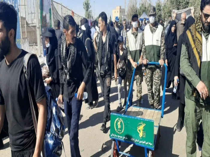 جهادگران پای خدمت به زائران