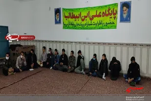 گشت محله محور پایگاه مقاومت امام علی ابن ابیطالب (ع) سرخه برگزار شد