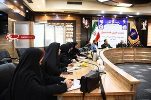 برگزاری نشست خبری سردار حیدرنیا با اصحاب رسانه به مناسبت هفته بسیج