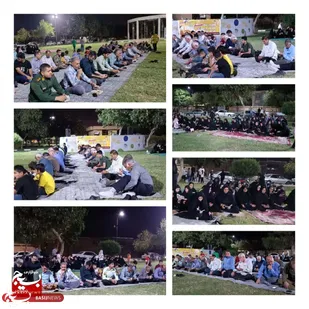 مراسم پرفیض دعای کمیل در صالح شهر(گتوند) برگزار گردید